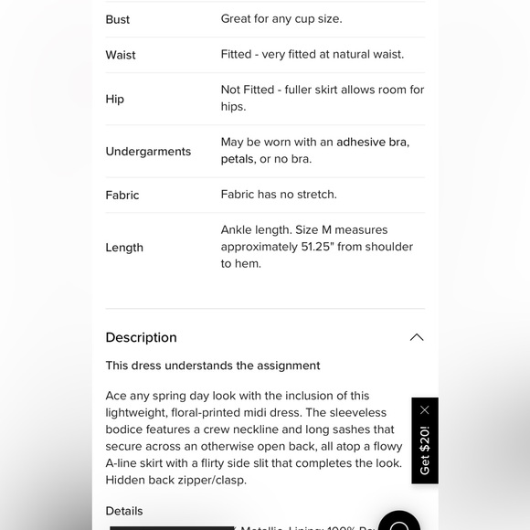 Lulus Flirty Fave Ivory Floral Print Tie-Back Midi Dress - Picture 7 of 13